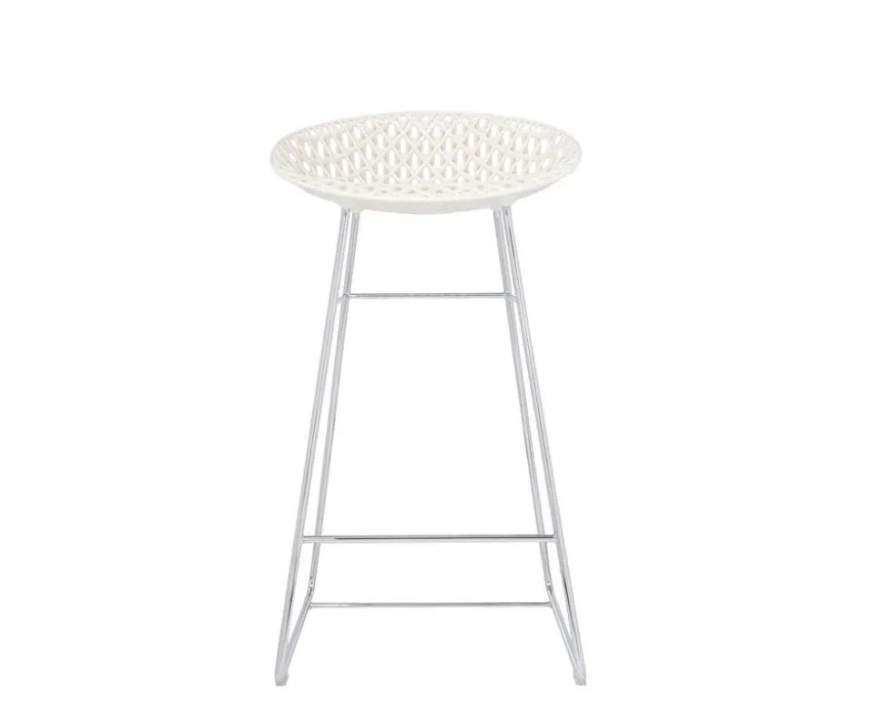 Smatrik barstol | White/Chrome