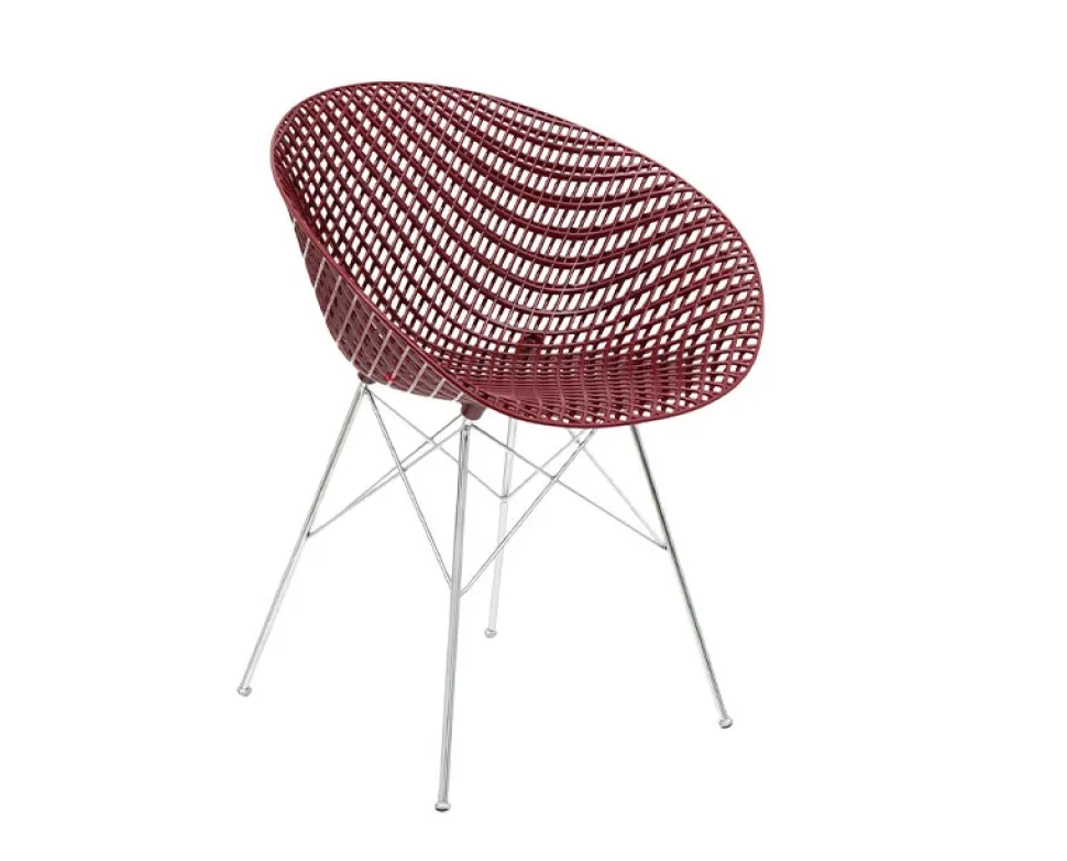 Smatrik Stol Plum | Krom