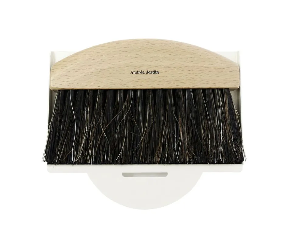 Smulset Skyffel/Borste | Vit