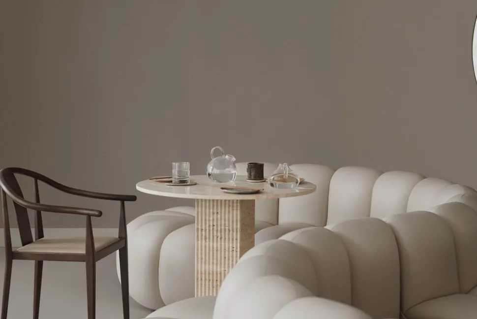Soho Dining Table | Travertine