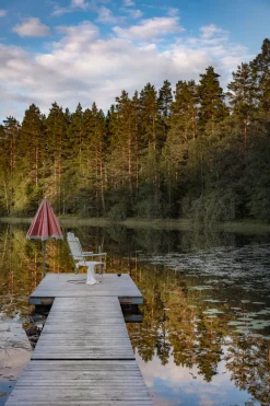 Solstol A3 | Oljad Ek, Svart
