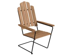 Solstol A3 | Teak, Svart