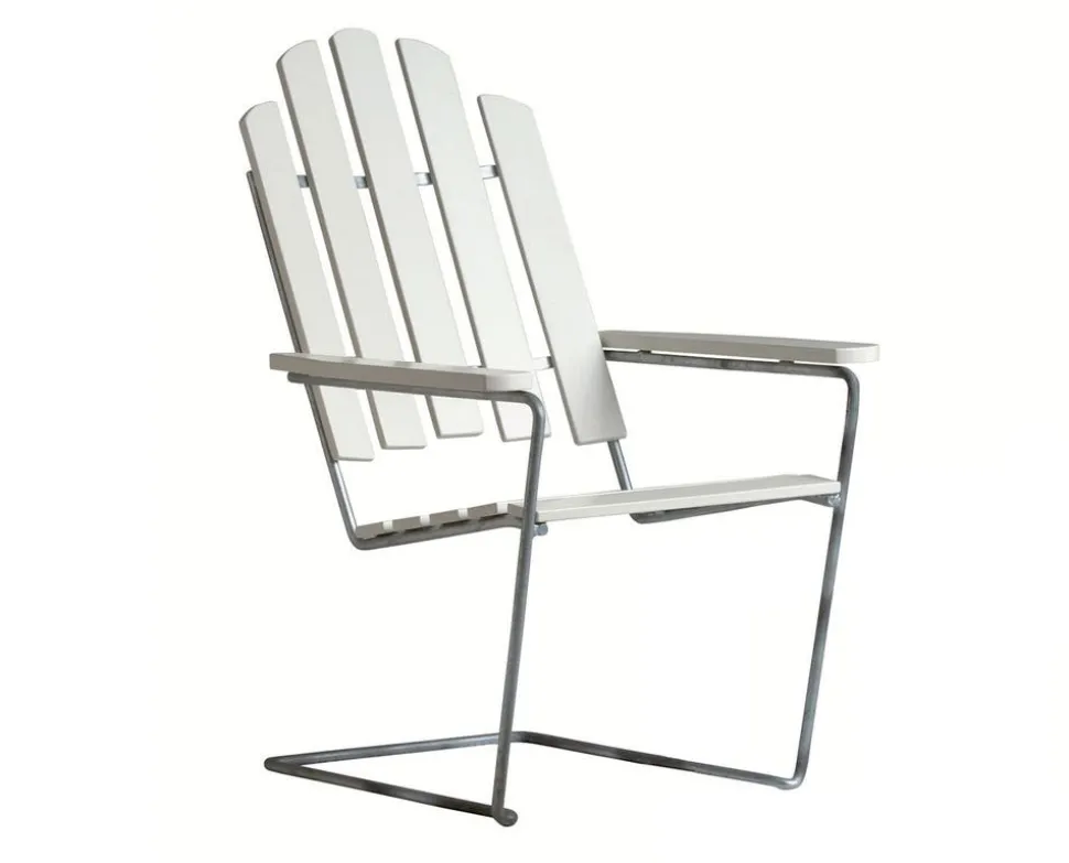 Solstol A3 | Vitlackad Ek