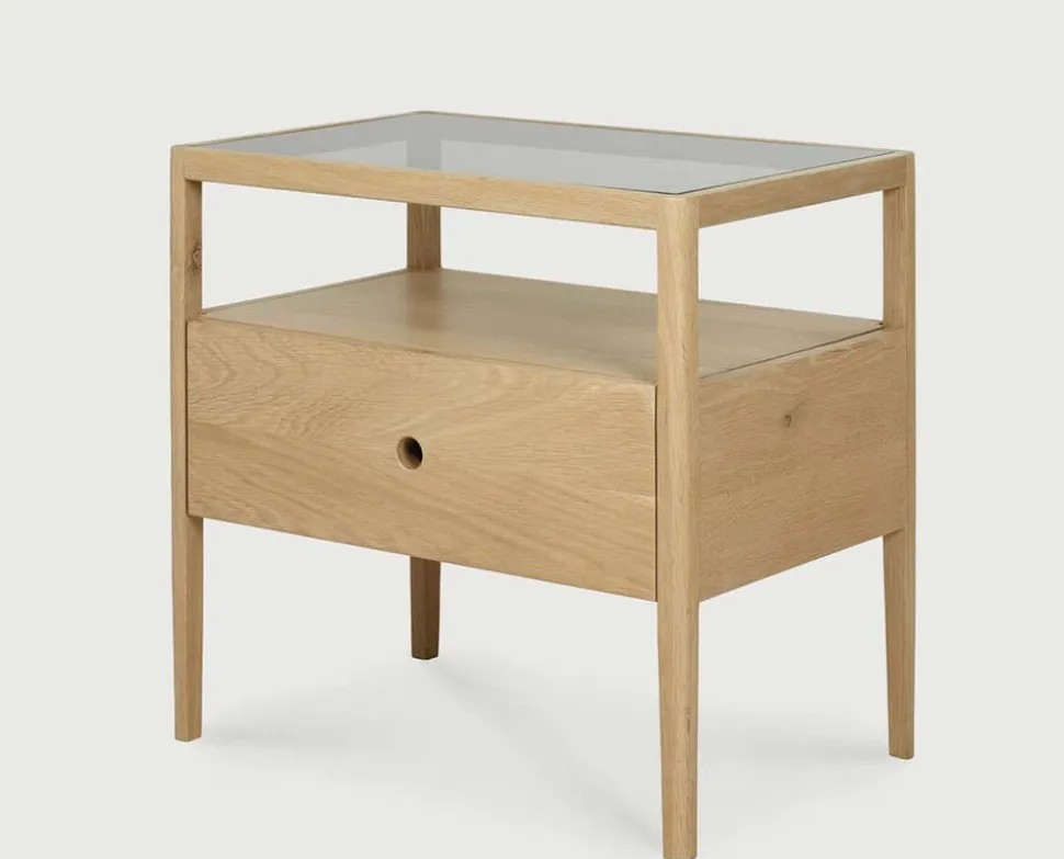 Spindle Sängbord | Ek