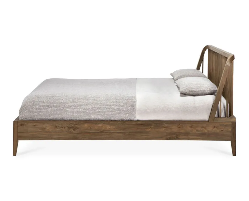 Spindle Sängram | Teak | 180x200 cm