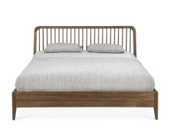 Spindle Sängram | Teak | 180x200 cm