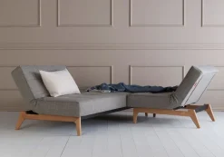 Splitback Bäddsoffa med Ekben