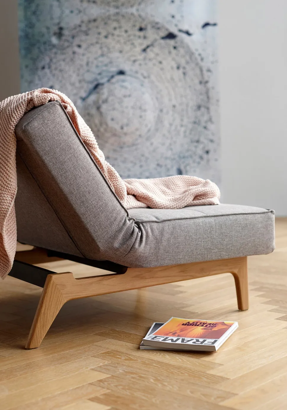 Splitback Bäddsoffa med Ekben