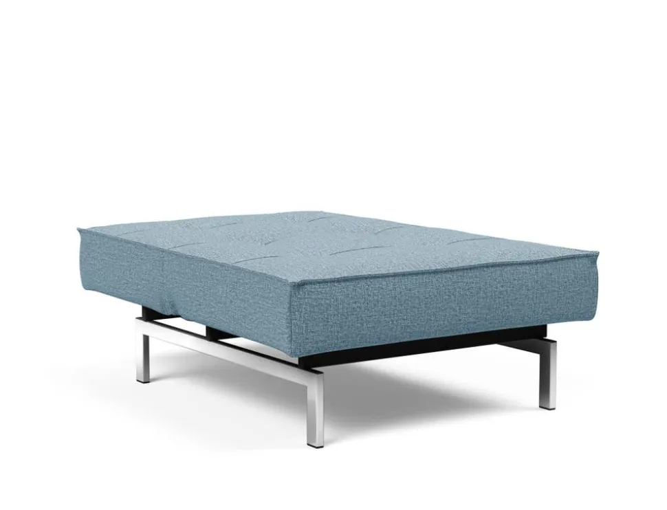 Splitback Fåtölj | 525 Mixed Dance Light Blue med Kromben