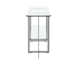 Square Avlastningsbord | SilverGrå/ Glas