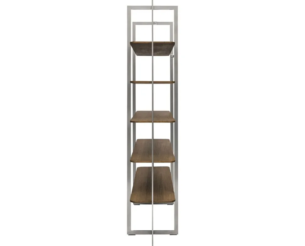 Square Bokhylla | SilverGrå/ Burned Walnut