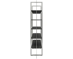 Square Bokhylla | SilverGrå/ Svart Ek