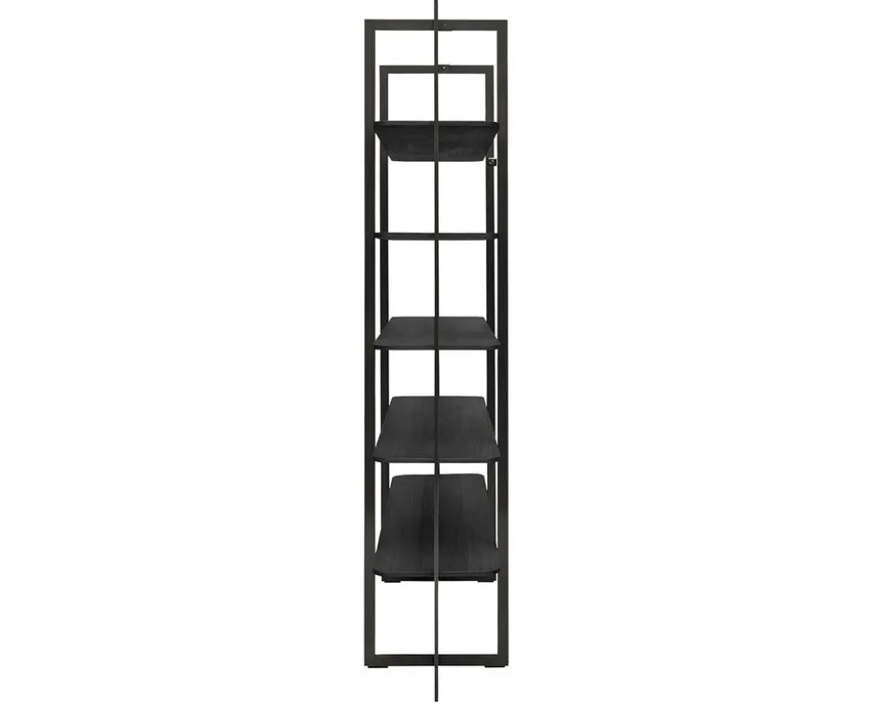 Square Bokhylla | Svart Ek