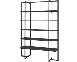 Square Bokhylla | Svart Ek