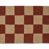 Square Dörrmatta | Terracotta/Natur