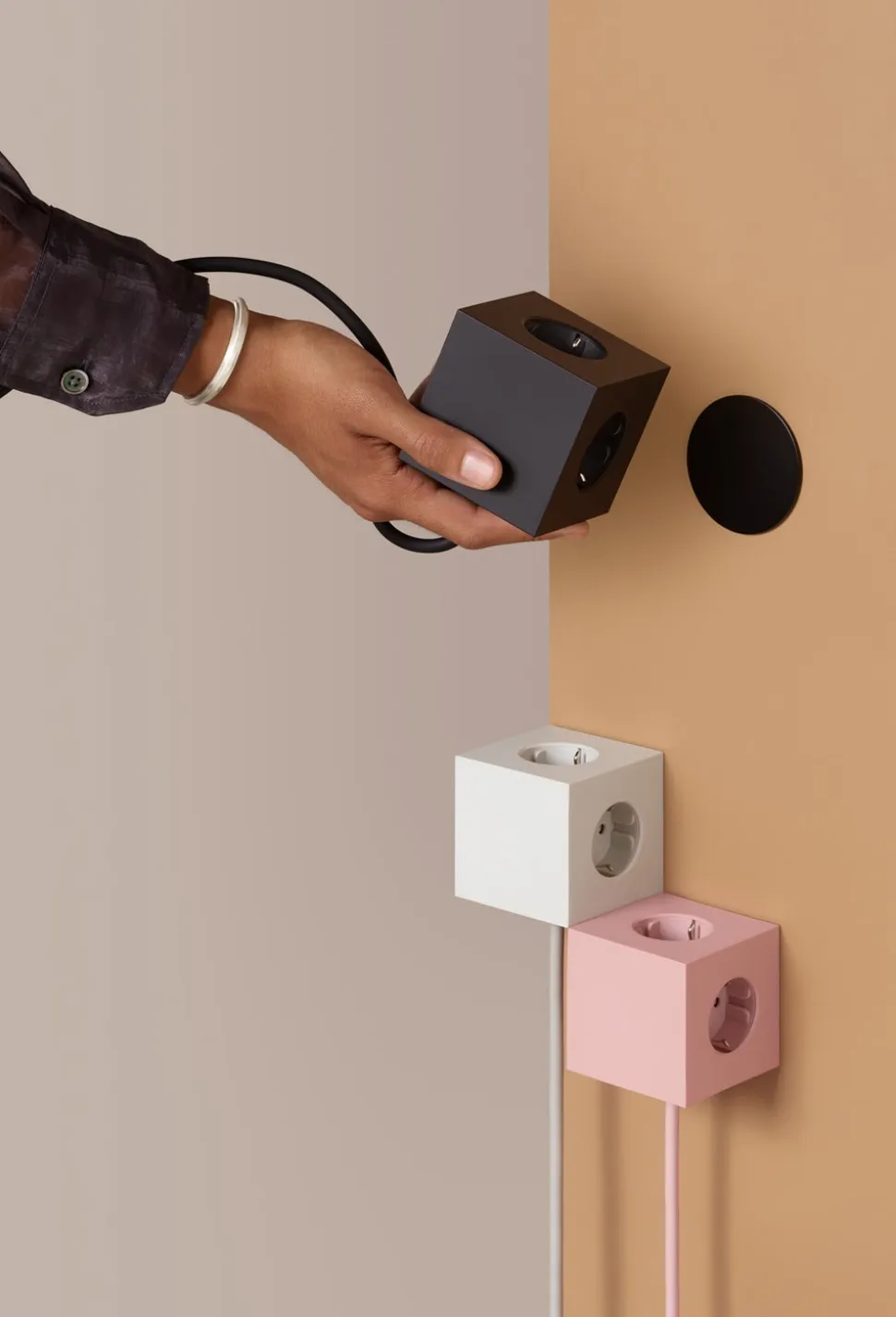 Square 1 Grenuttag USB-A | Gotland Grey