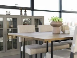 Square Matbord 200 | Svart Ek