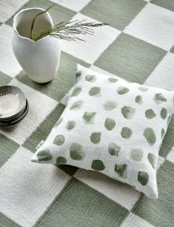 Square Matta 200x300 Vit/Grön