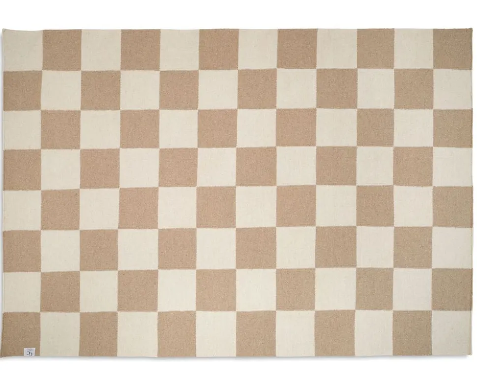 Square Matta 200x300 Vit/Natur