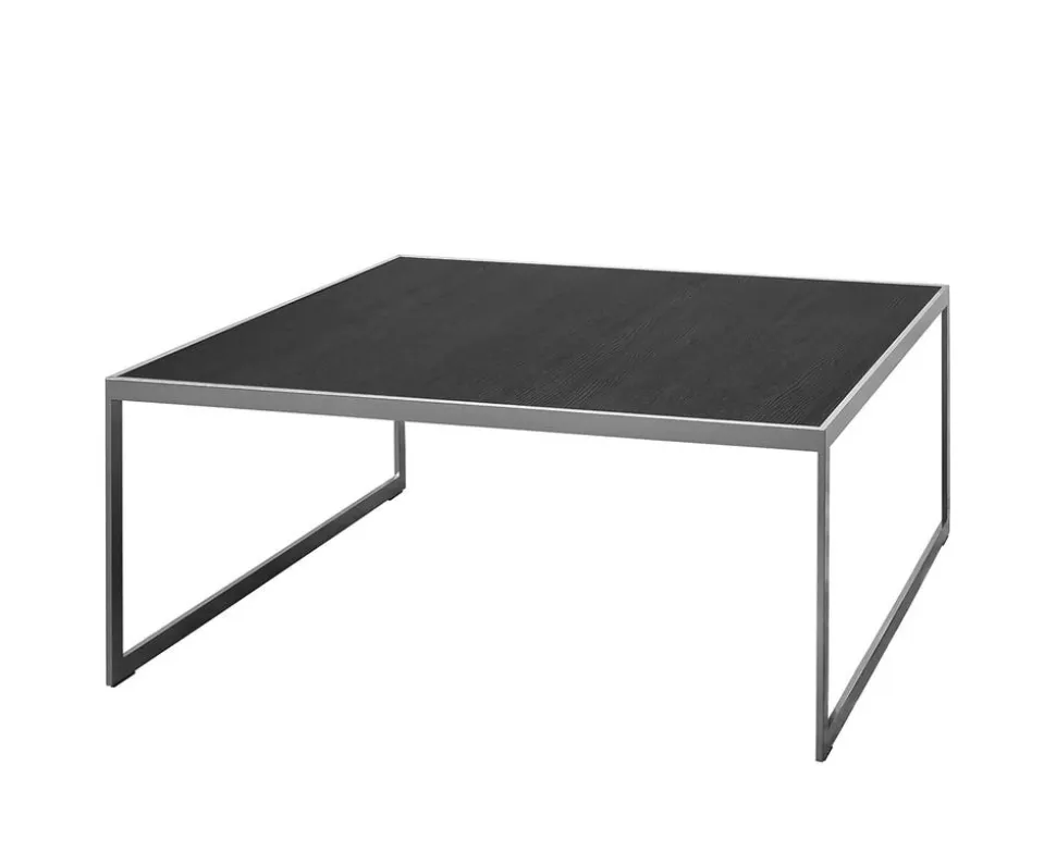 Square Soffbord 102 | SilverGrå/ Svart Ek