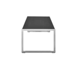 Square Soffbord 122 | SilverGrå/ Svart Ek