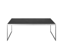 Square Soffbord 122 | SilverGrå/ Svart Ek
