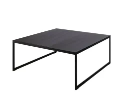 Square Soffbord 102 | Svart/ Svart Ek