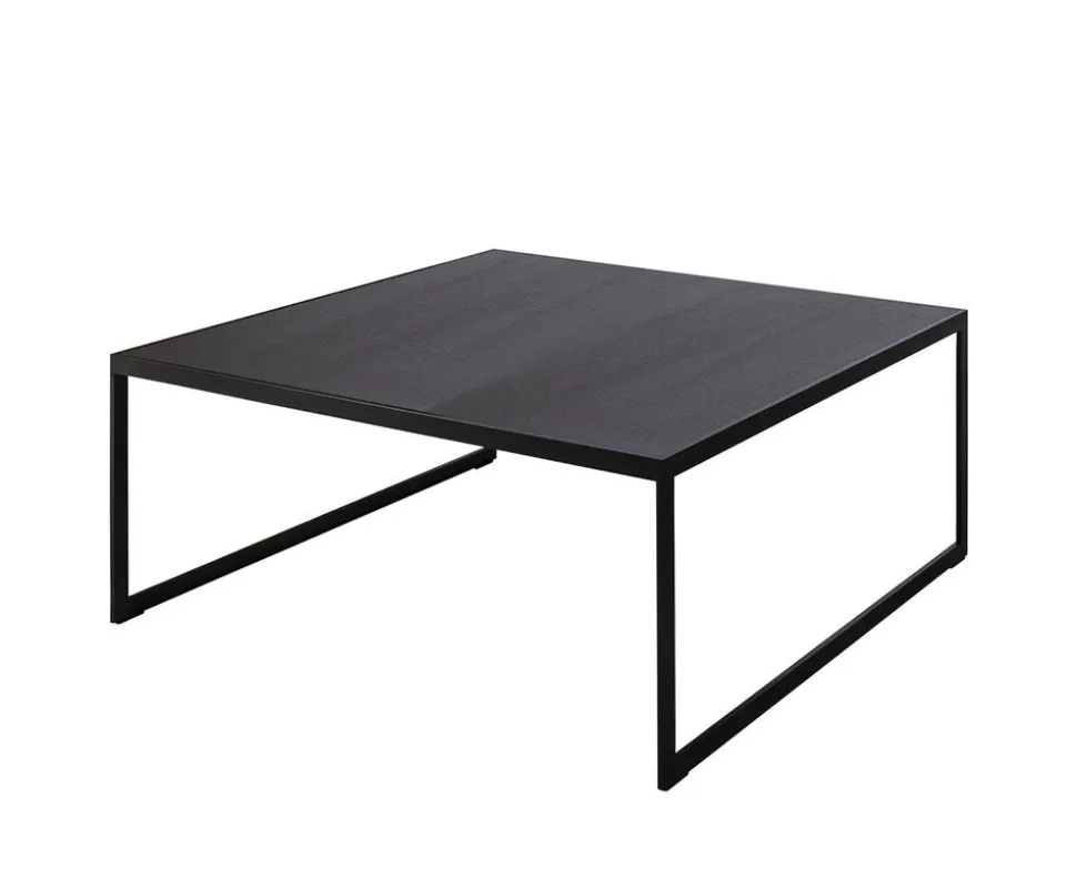 Square Soffbord 102 | Svart/ Svart Ek