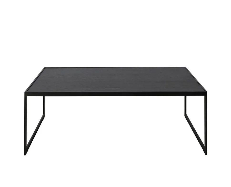 Square Soffbord 122 | Svart/ Svart Ek