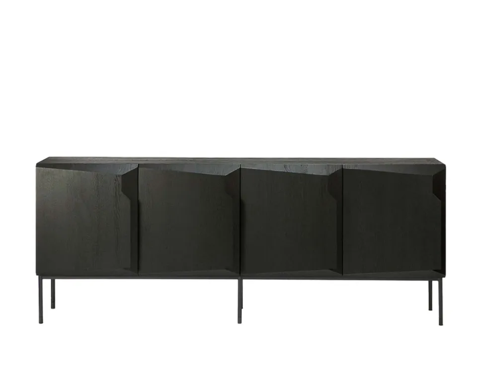 Stairs Sideboard | Svart Ek | 200 cm