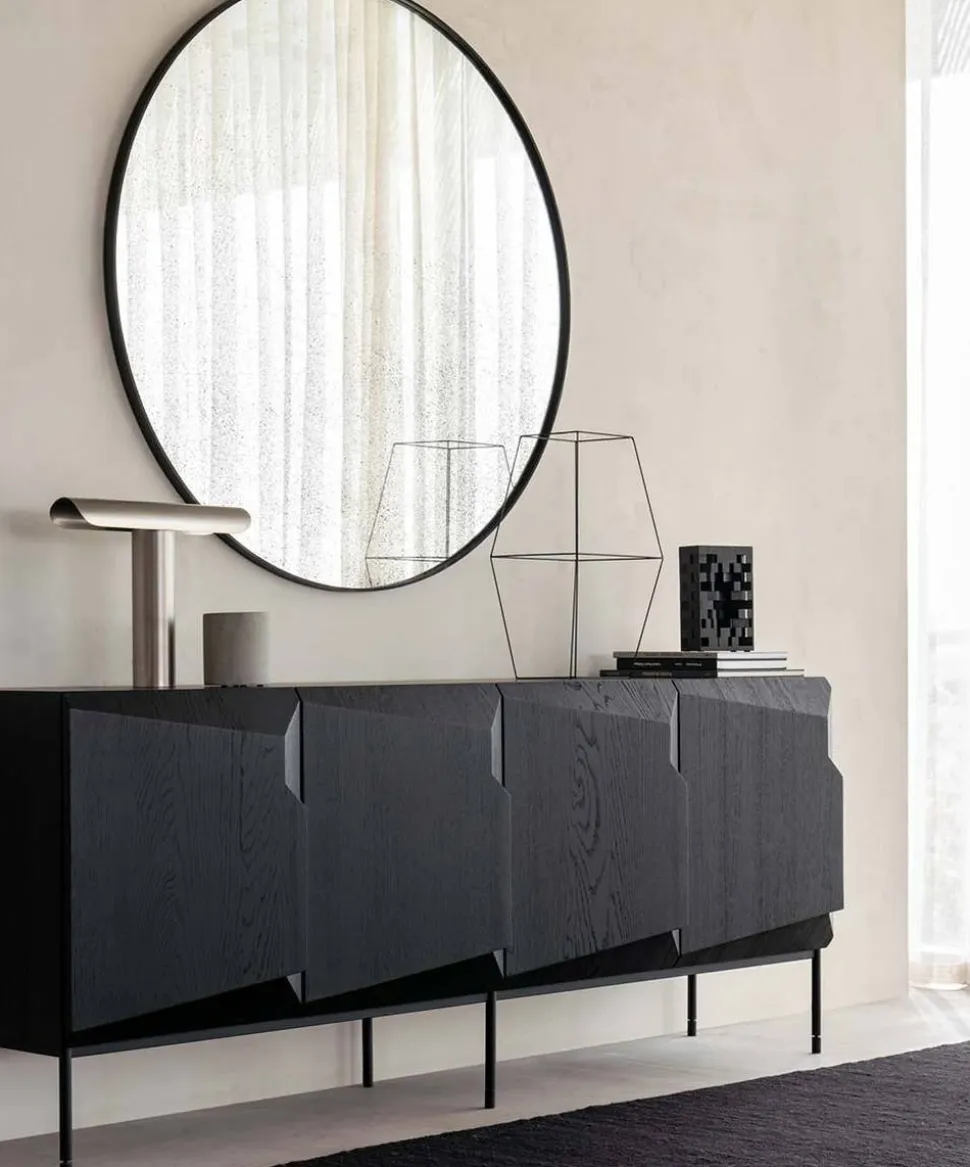 Stairs Sideboard | Svart Ek | 200 cm