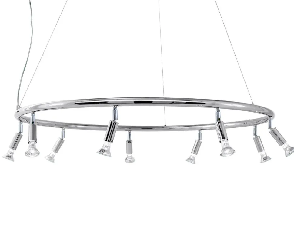 Star Rund Tak-/Vägglampa | Förnicklad Mässing