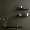 Stedge hylla 60 cm rökt ek