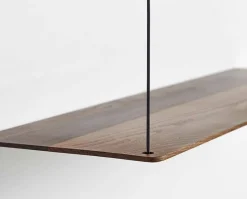 Stedge hylla 60 cm rökt ek
