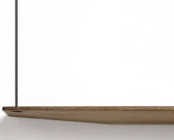 Stedge hylla 60 cm rökt ek