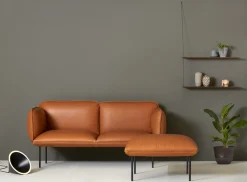 Stedge hylla 80 cm vitpigmenterad ek