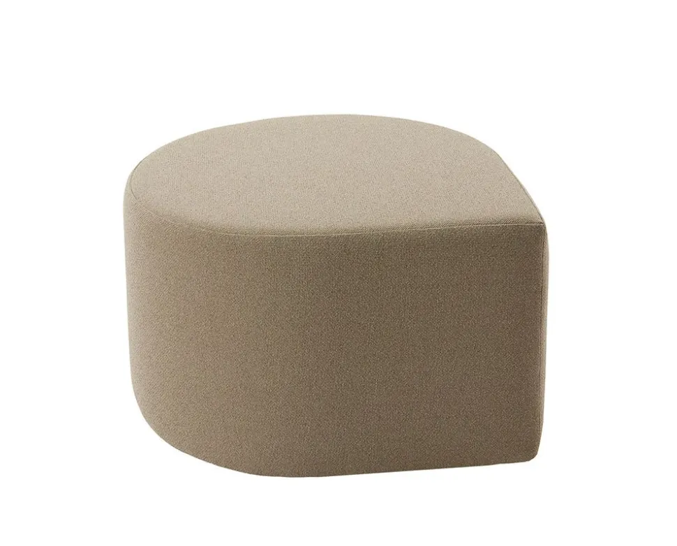 Stilla Puff | Tyg Taupe Bouclé