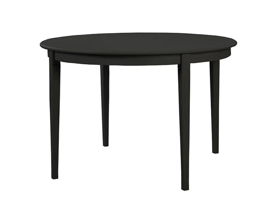 Stockholm 2.0 Matbord Runt | Ø114 Svart