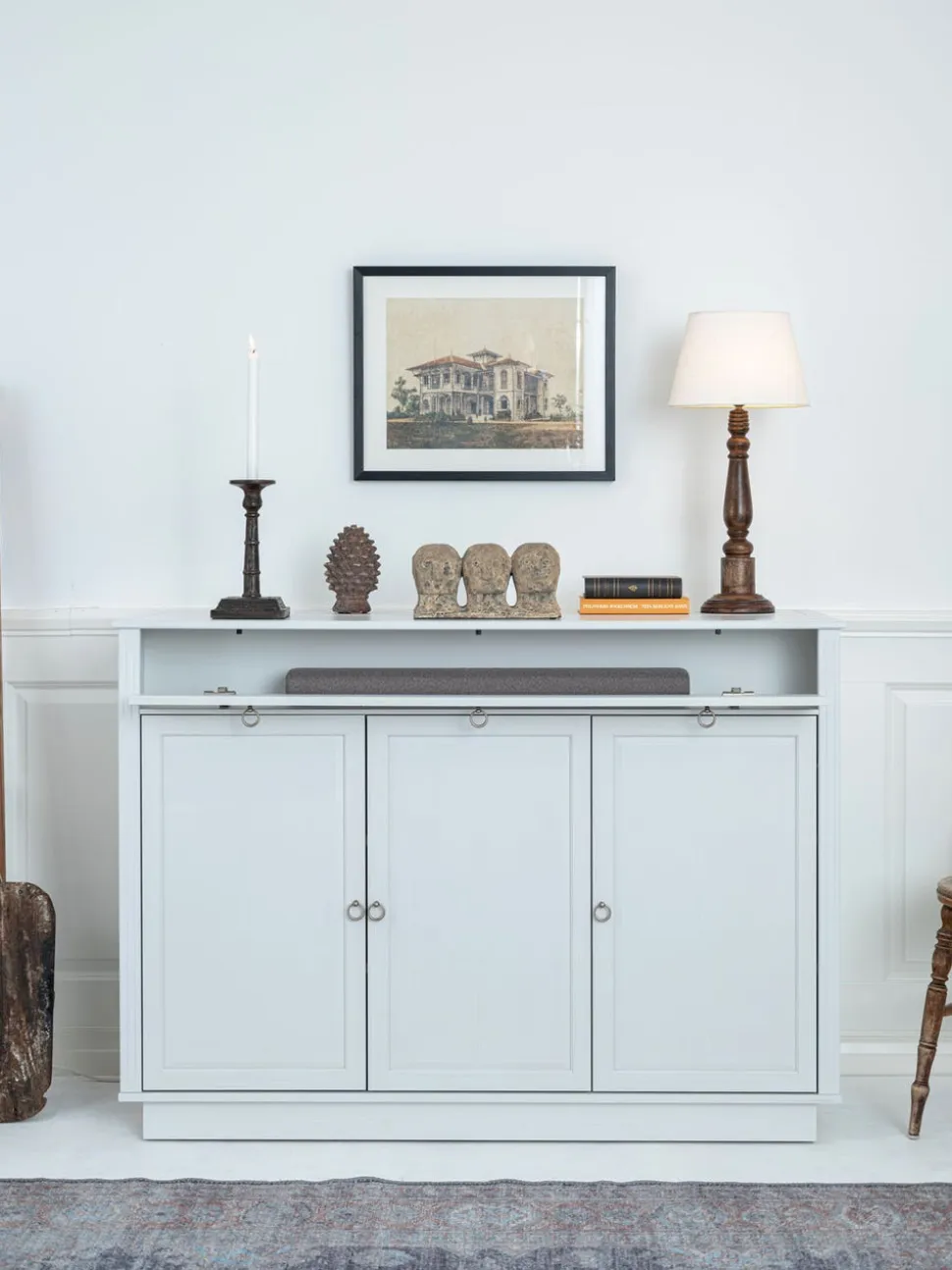 Stockholm 2.0 Tv-lift 65 | Whitewash