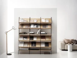 String Golvgavel 200x30 Svart