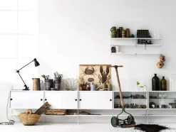 String Hyllplan 58x30 Vit