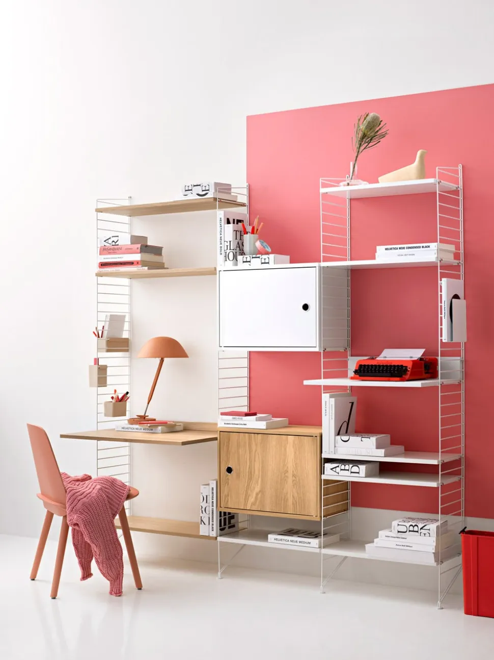 String kombination arbetsplats B Ek/ Brun
