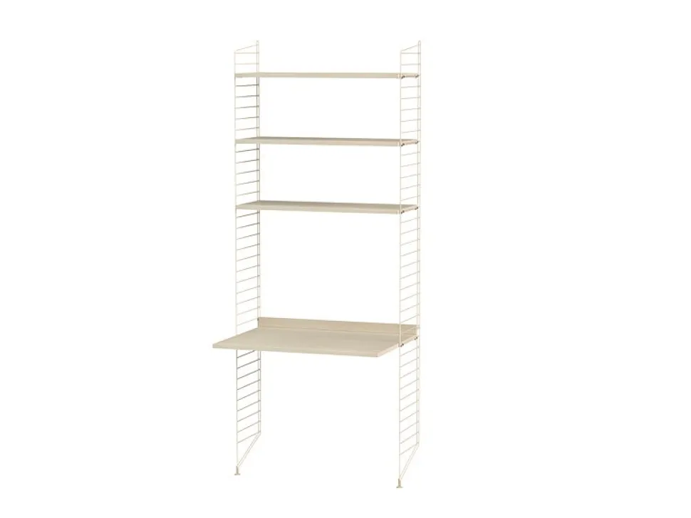 String kombination skrivbord A Ask/ Beige
