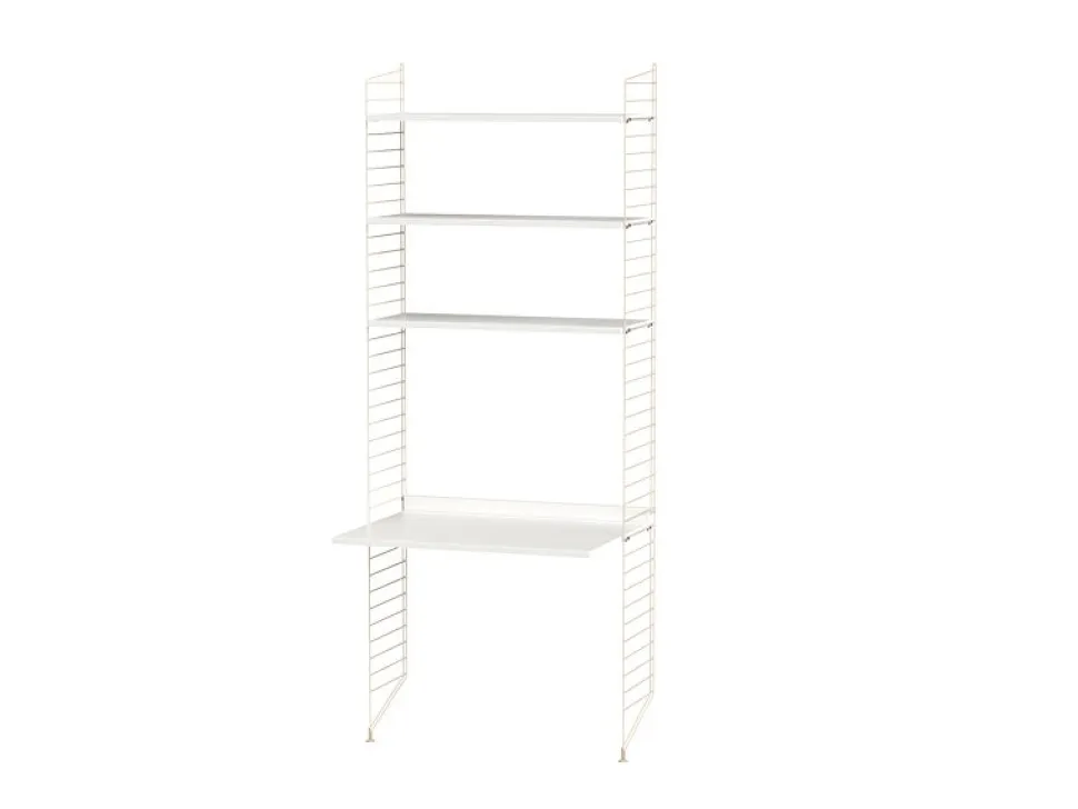 String kombination skrivbord A Vit/ Beige