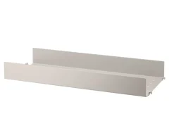 String Metall Hyllplan Hög 58x20 Beige