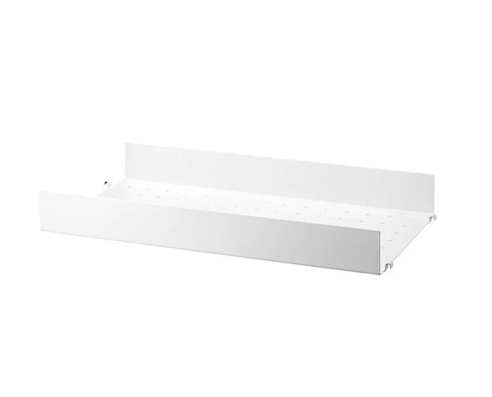String Metall Hyllplan Hög 58x30 Vit