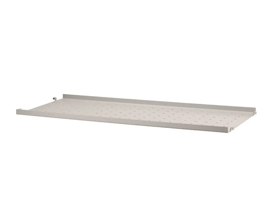 String Metall Hyllplan Låg 78x30 Beige