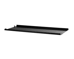 String Metall Hyllplan Låg 78x30 Svart