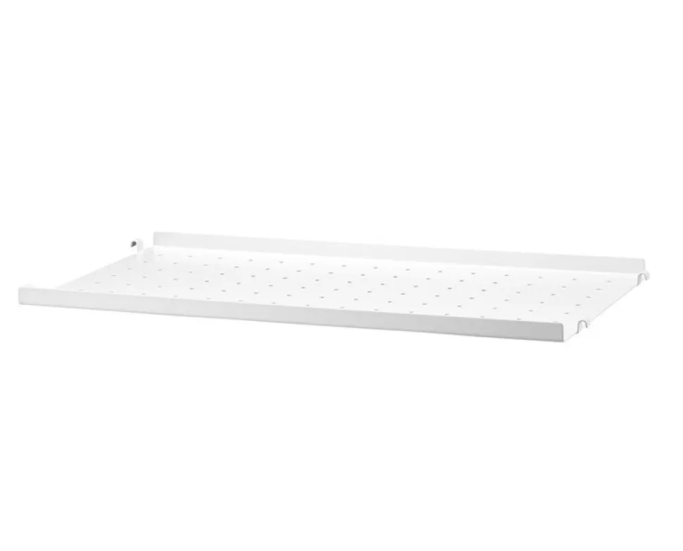 String Metall Hyllplan Låg 58x30 Vit