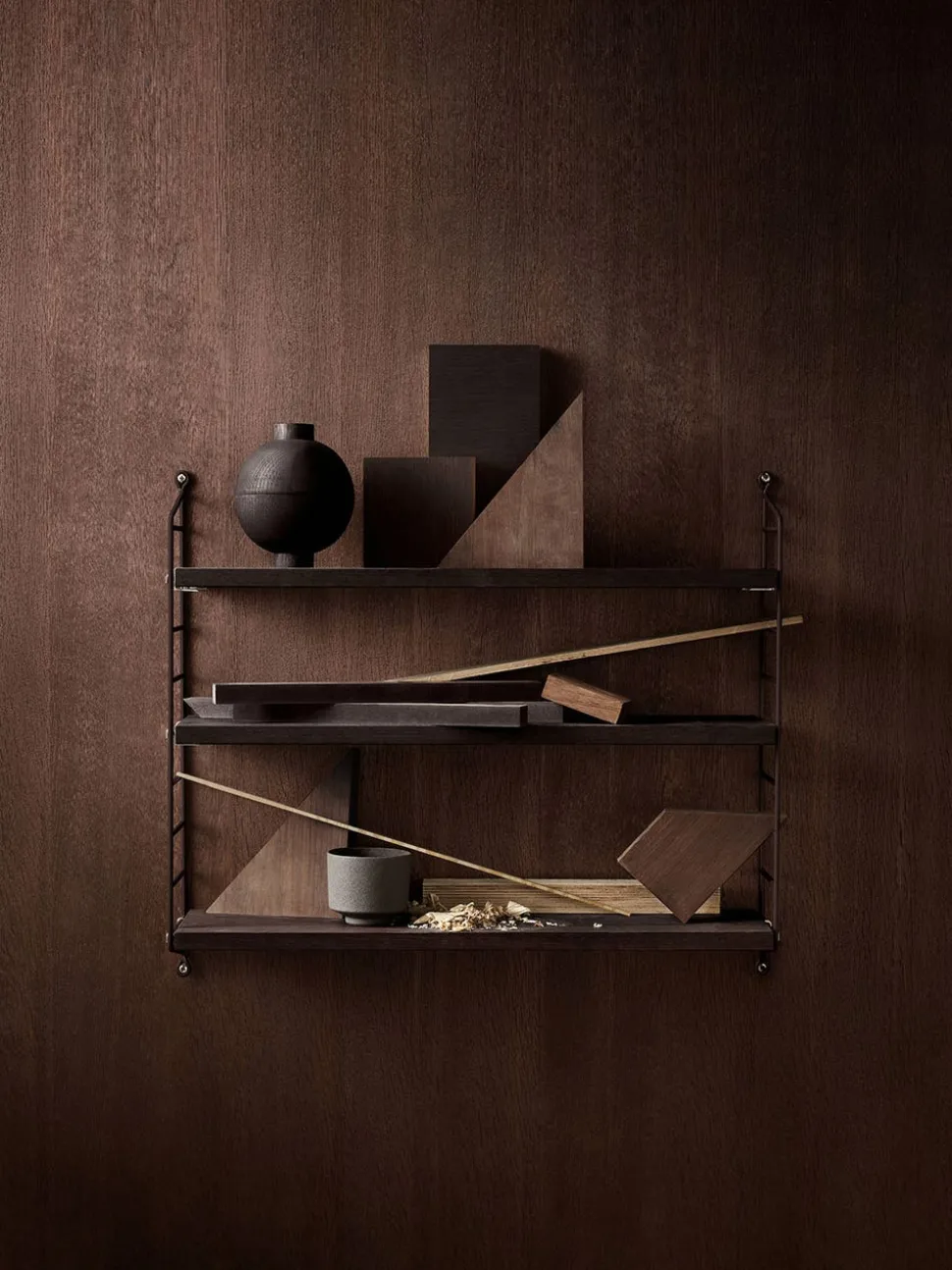 String Pocket Mörk Ek/Mörkbrun